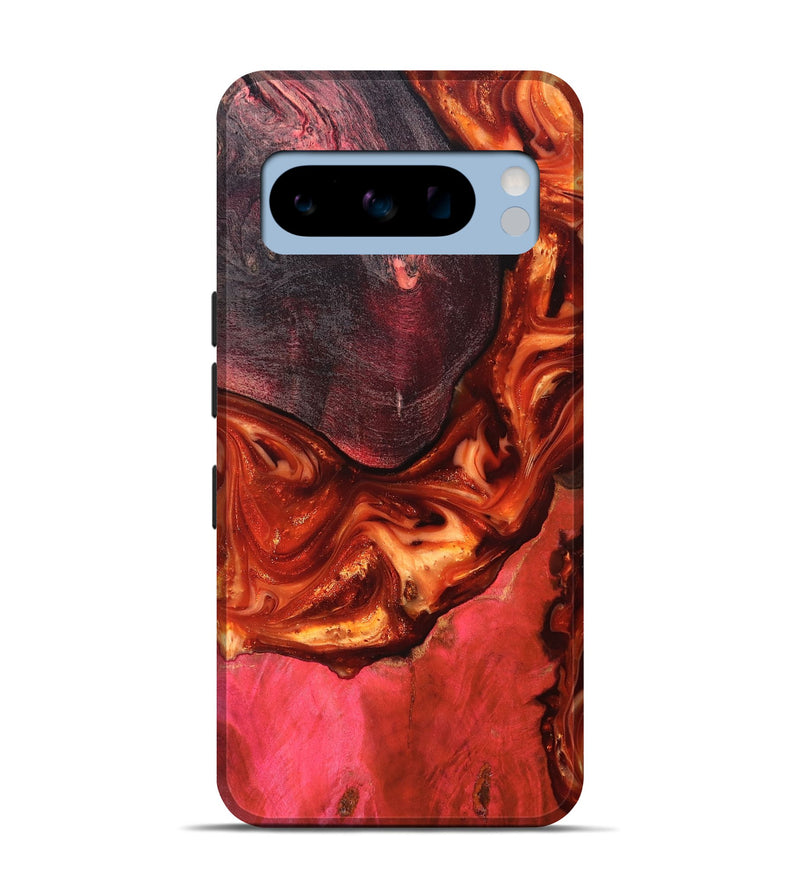 Pixel 8 Pro Wood Live Edge Phone Case - Dasia (Red, 819223)