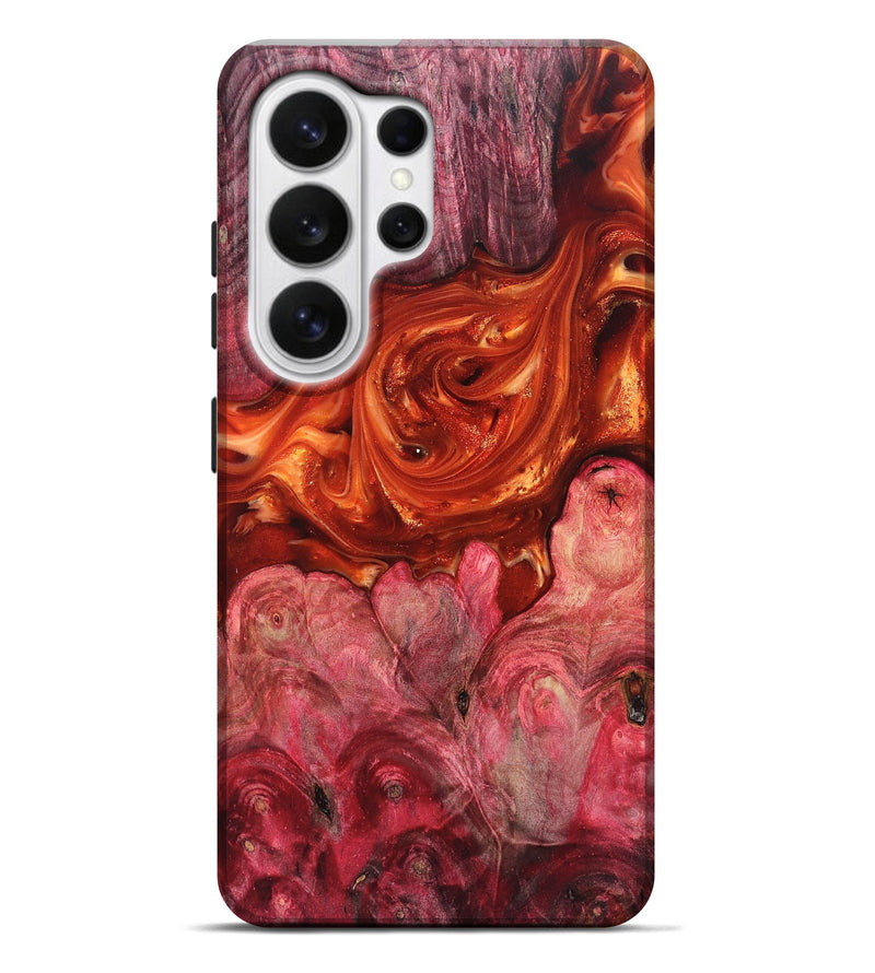Galaxy S26 Ultra Wood Live Edge Phone Case - Ivan (Red, 819225)