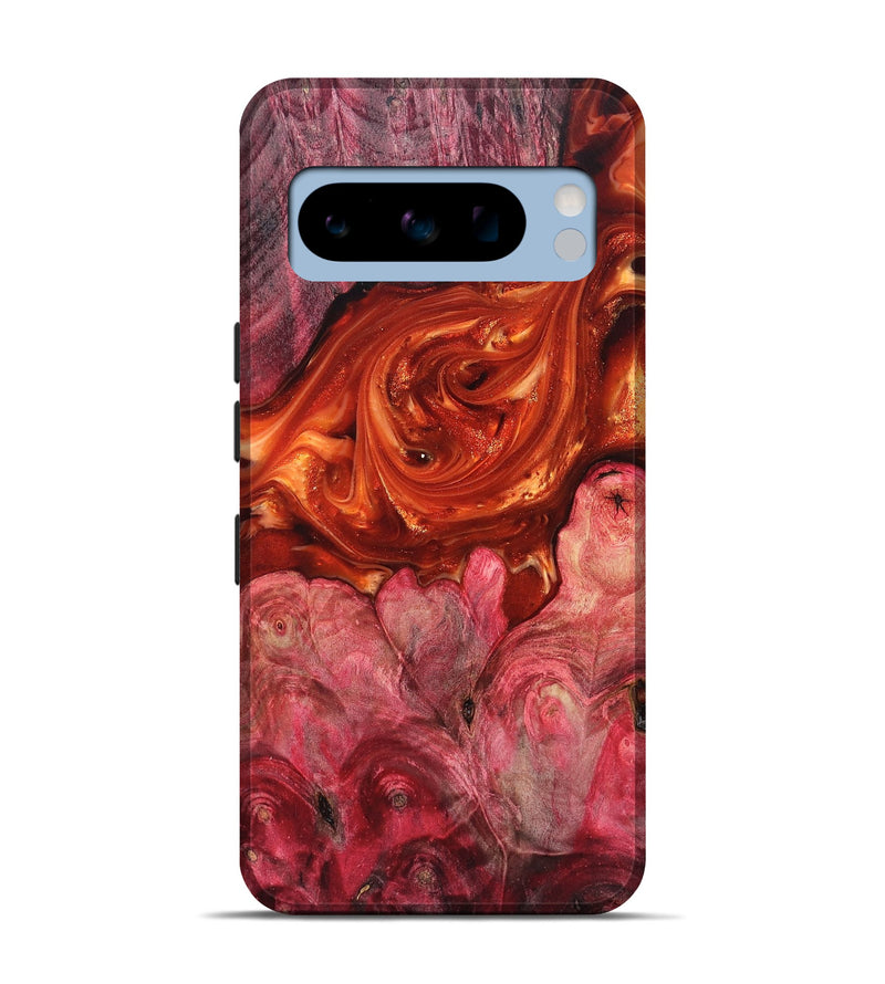 Pixel 8 Pro Wood Live Edge Phone Case - Ivan (Red, 819225)