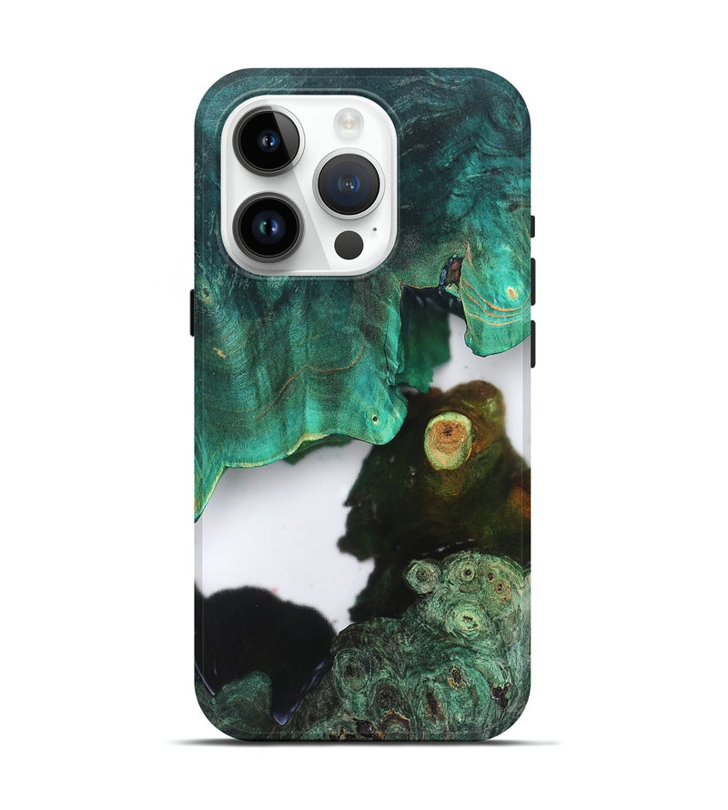 iPhone 15 Pro Wood Live Edge Phone Case - Avianna (Clear, 819227)