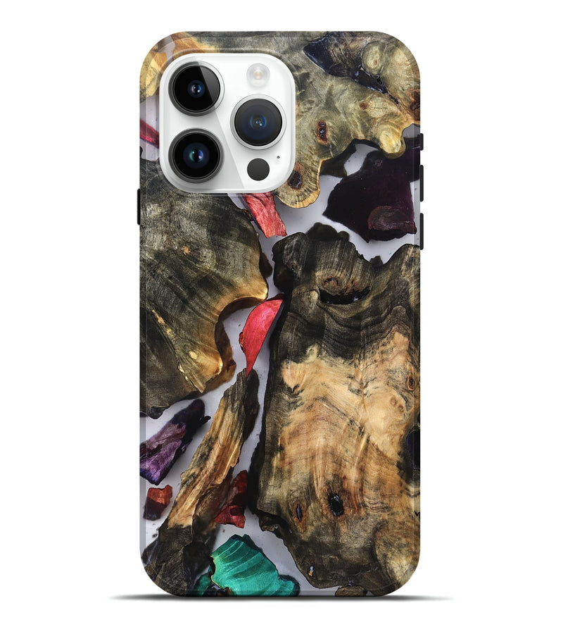 iPhone 15 Pro Max Wood Live Edge Phone Case - Ephraim (Clear, 819231)