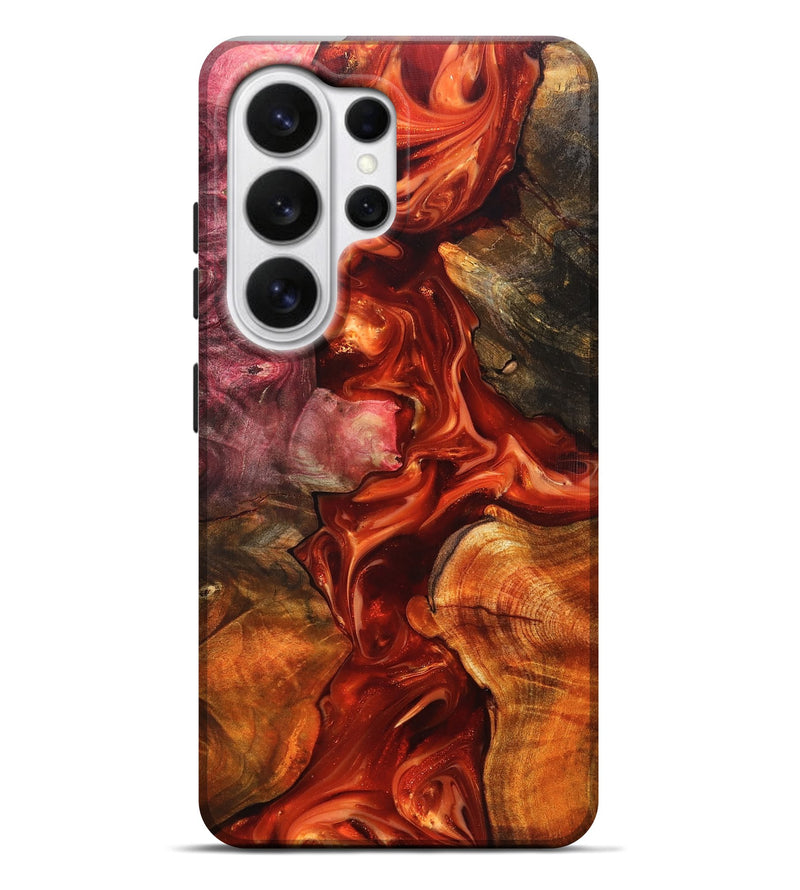 Galaxy S26 Ultra Wood Live Edge Phone Case - Darien (Red, 819232)