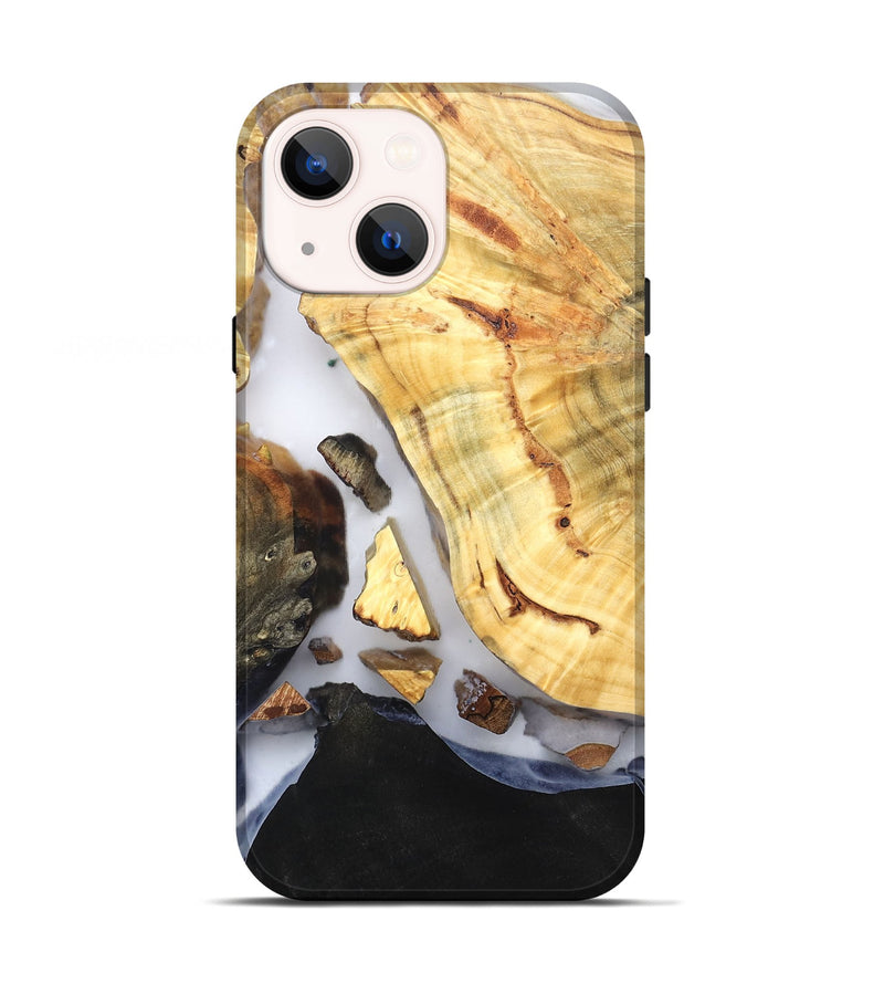 iPhone 13 Wood Live Edge Phone Case - Lyndsay (Clear, 819235)