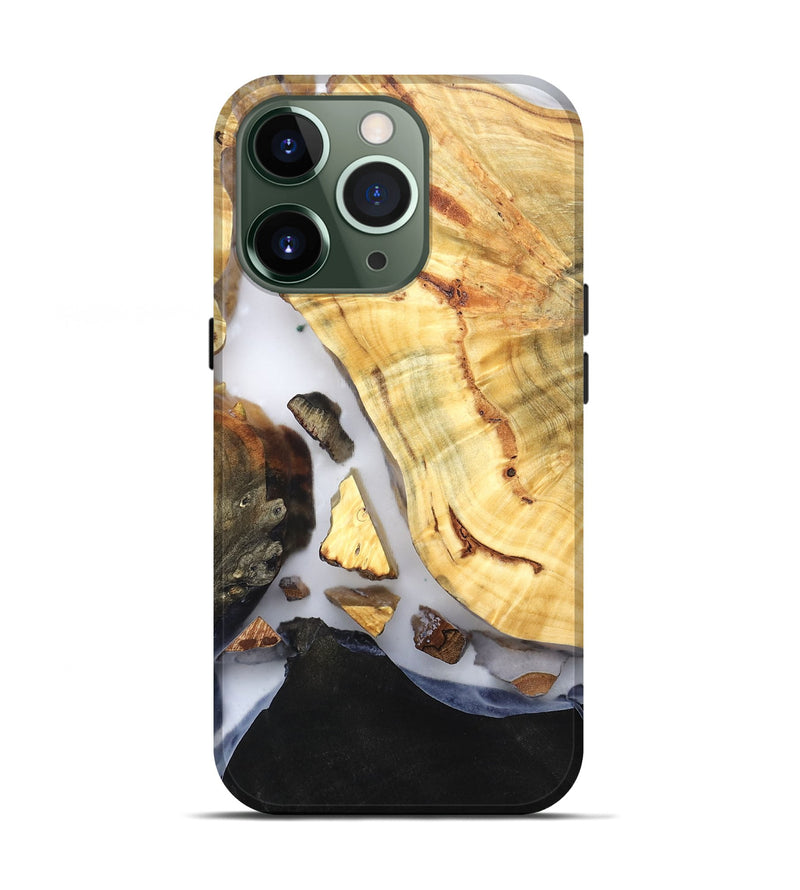 iPhone 13 Pro Wood Live Edge Phone Case - Lyndsay (Clear, 819235)