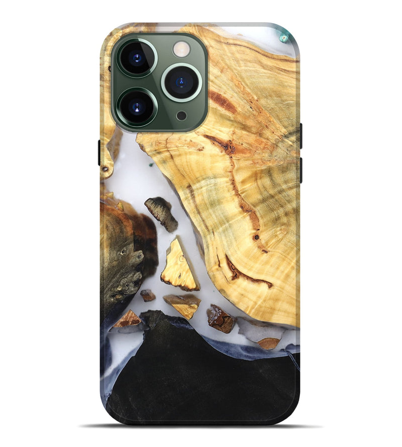 iPhone 13 Pro Max Wood Live Edge Phone Case - Lyndsay (Clear, 819235)