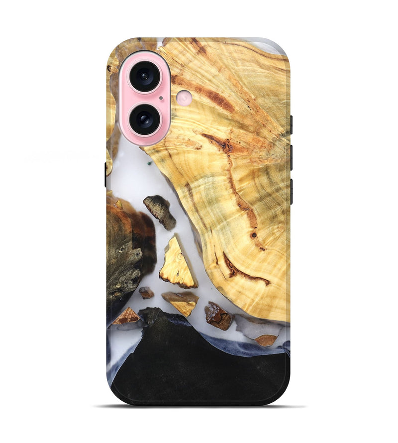 iPhone 17 Wood Live Edge Phone Case - Lyndsay (Clear, 819235)