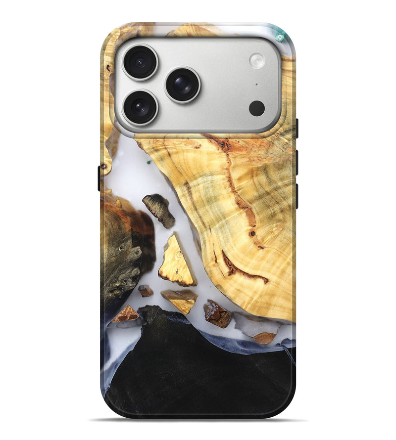iPhone 17 Pro Max Wood Live Edge Phone Case - Lyndsay (Clear, 819235)