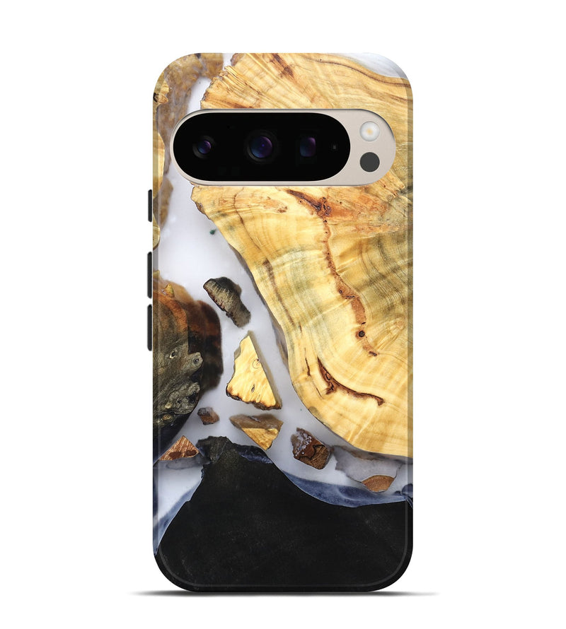 Pixel 10 Pro Wood Live Edge Phone Case - Lyndsay (Clear, 819235)