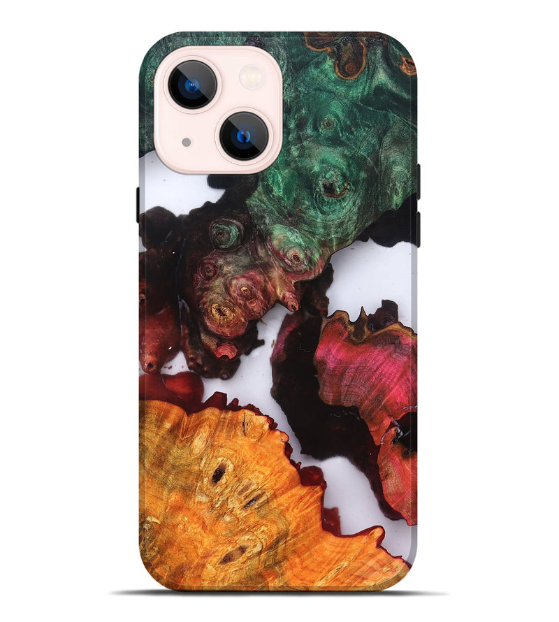 iPhone 14 Plus Wood Live Edge Phone Case - Raul (Clear, 819236)