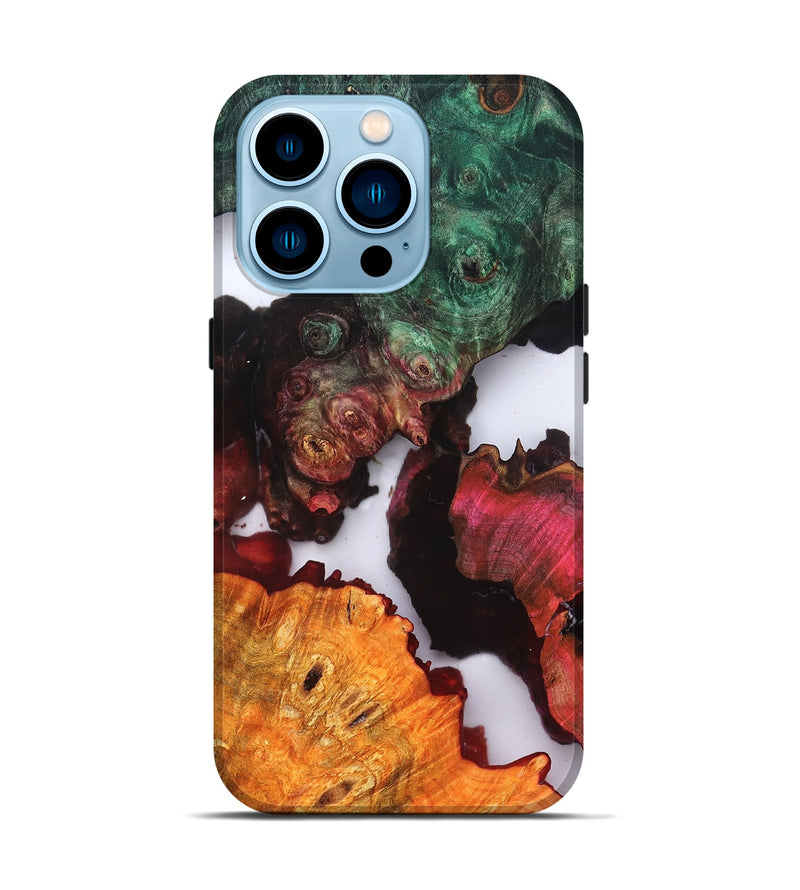iPhone 14 Pro Wood Live Edge Phone Case - Raul (Clear, 819236)