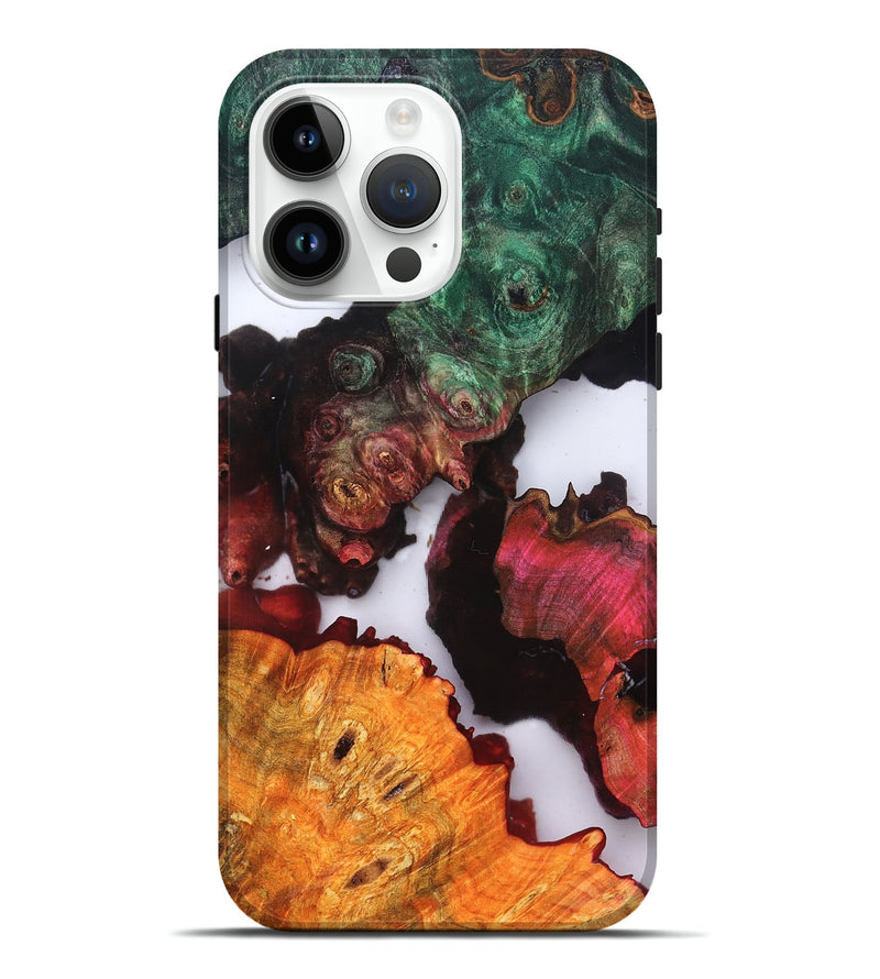 iPhone 15 Pro Max Wood Live Edge Phone Case - Raul (Clear, 819236)