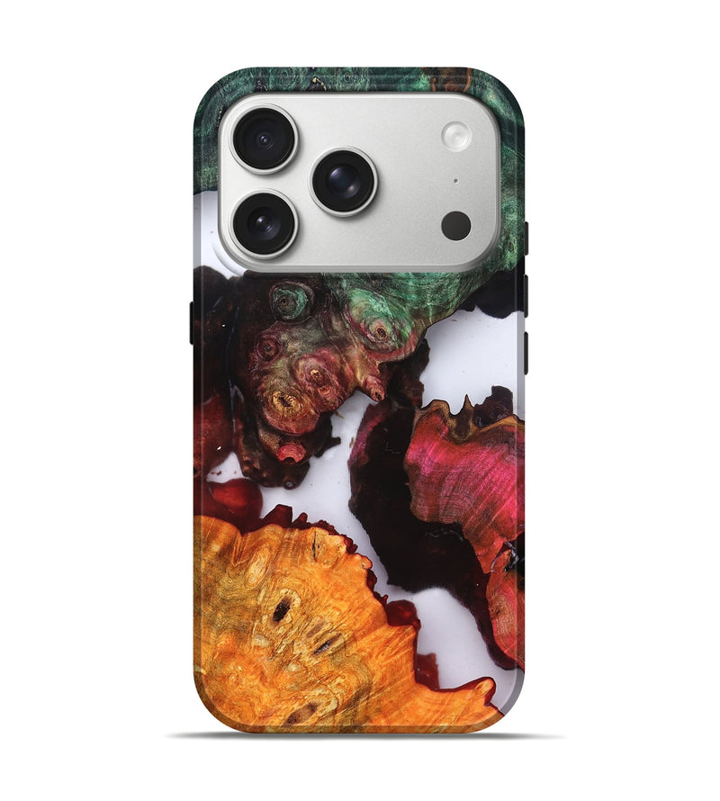 iPhone 17 Pro Wood Live Edge Phone Case - Raul (Clear, 819236)