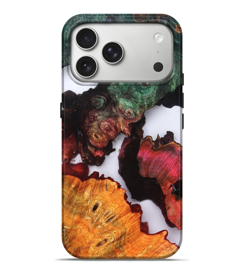 iPhone 17 Pro Max Wood Live Edge Phone Case - Raul (Clear, 819236)