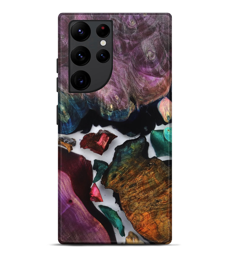 Galaxy S22 Ultra Wood Live Edge Phone Case - Susan (Clear, 819237)
