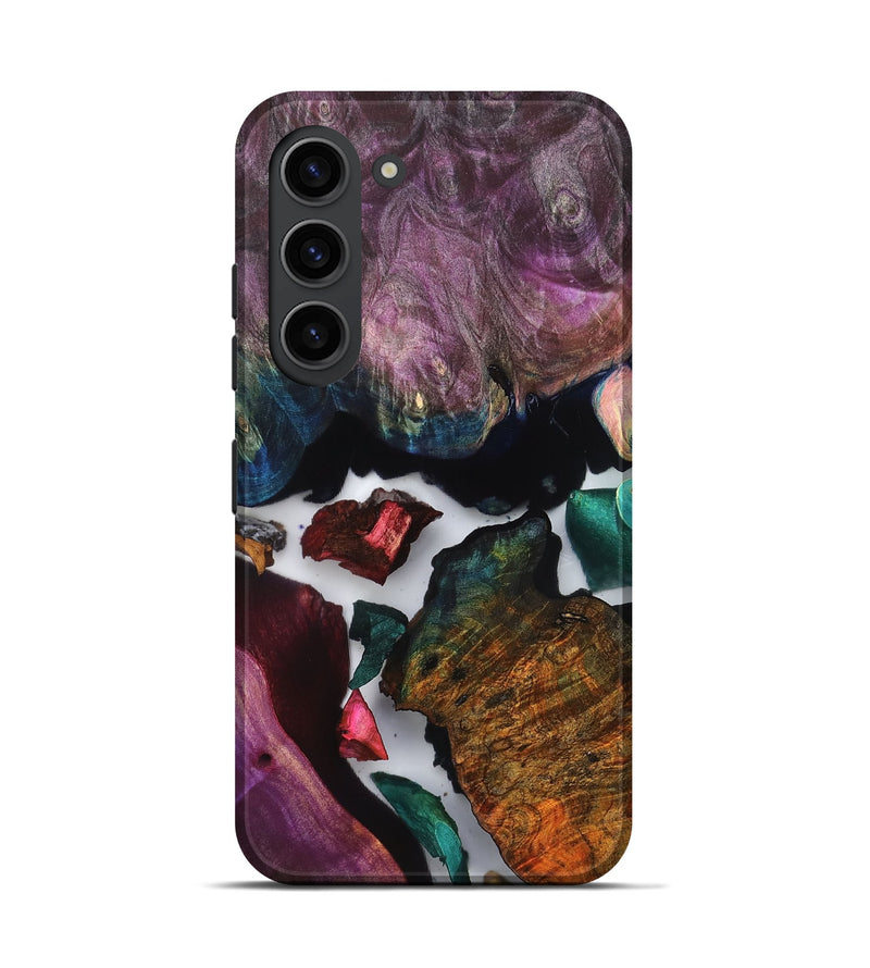 Galaxy S23 Wood Live Edge Phone Case - Susan (Clear, 819237)