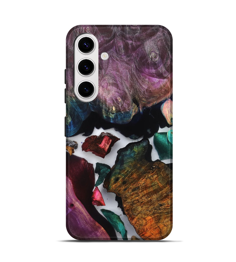 Galaxy S25 Wood Live Edge Phone Case - Susan (Clear, 819237)