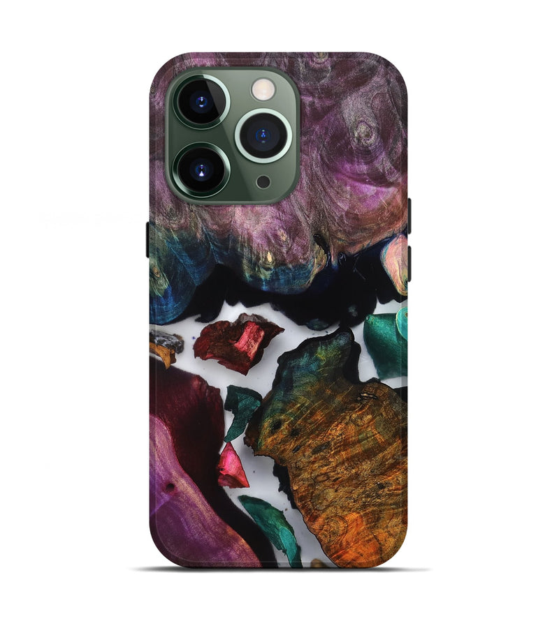 iPhone 13 Pro Wood Live Edge Phone Case - Susan (Clear, 819237)