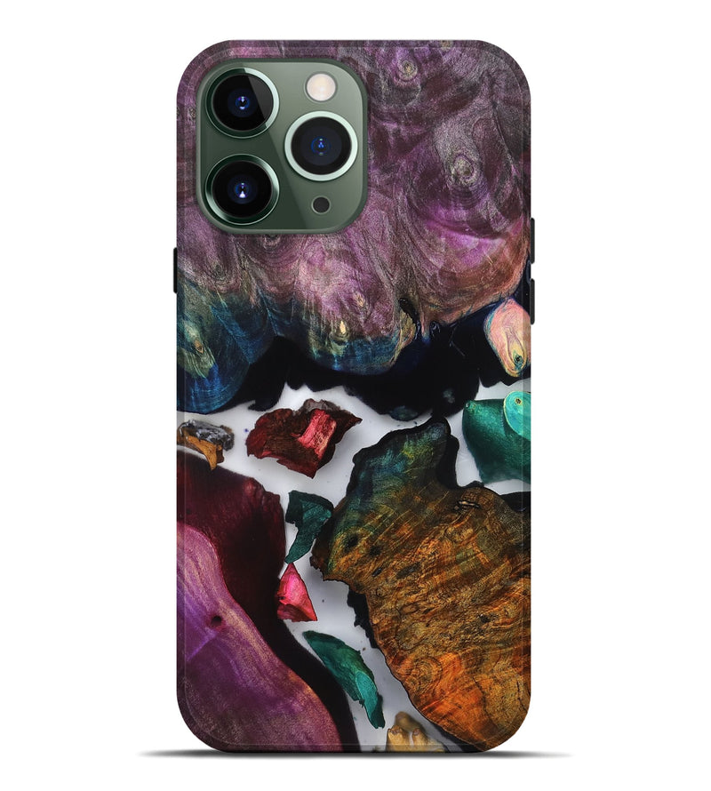 iPhone 13 Pro Max Wood Live Edge Phone Case - Susan (Clear, 819237)