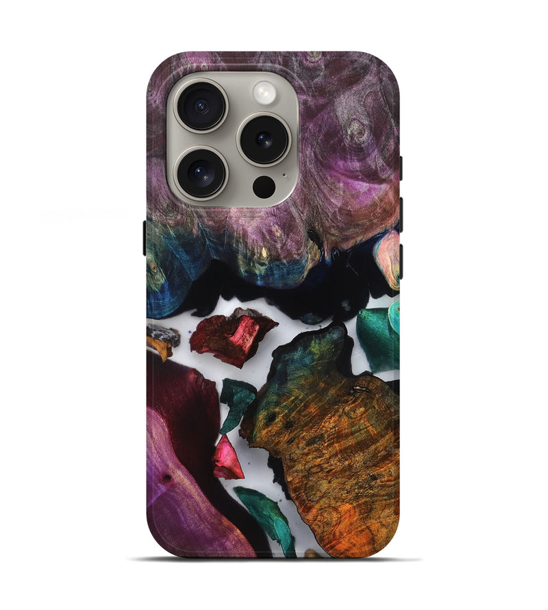 iPhone 16 Pro Wood Live Edge Phone Case - Susan (Clear, 819237)