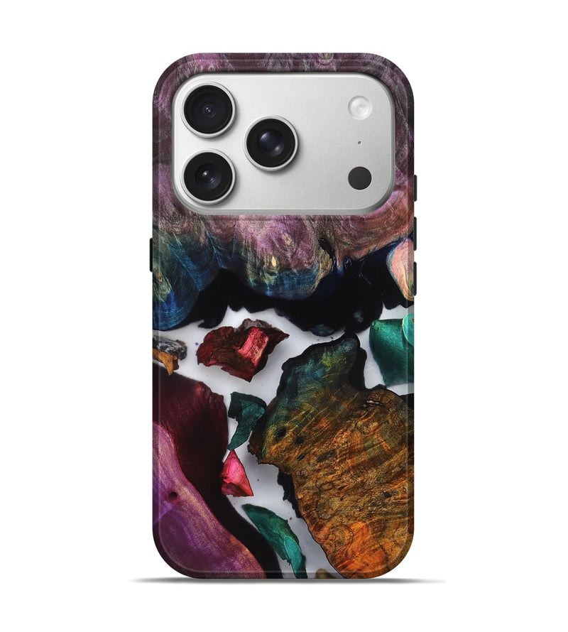iPhone 17 Pro Wood Live Edge Phone Case - Susan (Clear, 819237)