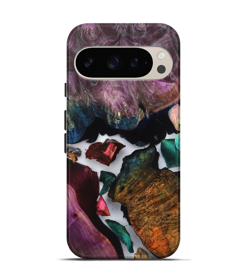 Pixel 9 Wood Live Edge Phone Case - Susan (Clear, 819237)