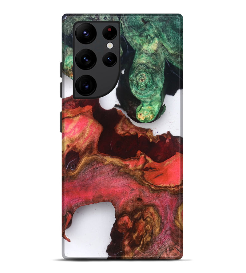 Galaxy S22 Ultra Wood Live Edge Phone Case - Rhys (Clear, 819238)