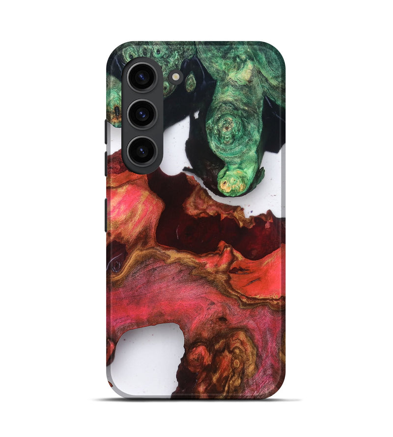 Galaxy S23 Wood Live Edge Phone Case - Rhys (Clear, 819238)