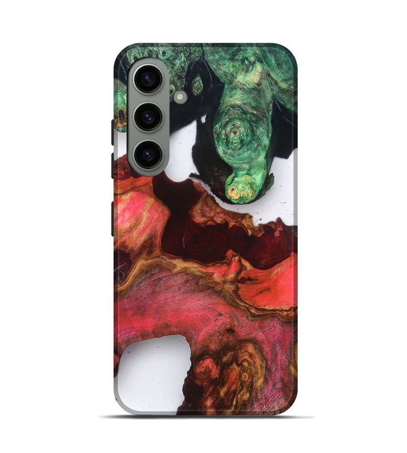 Galaxy S24 Wood Live Edge Phone Case - Rhys (Clear, 819238)