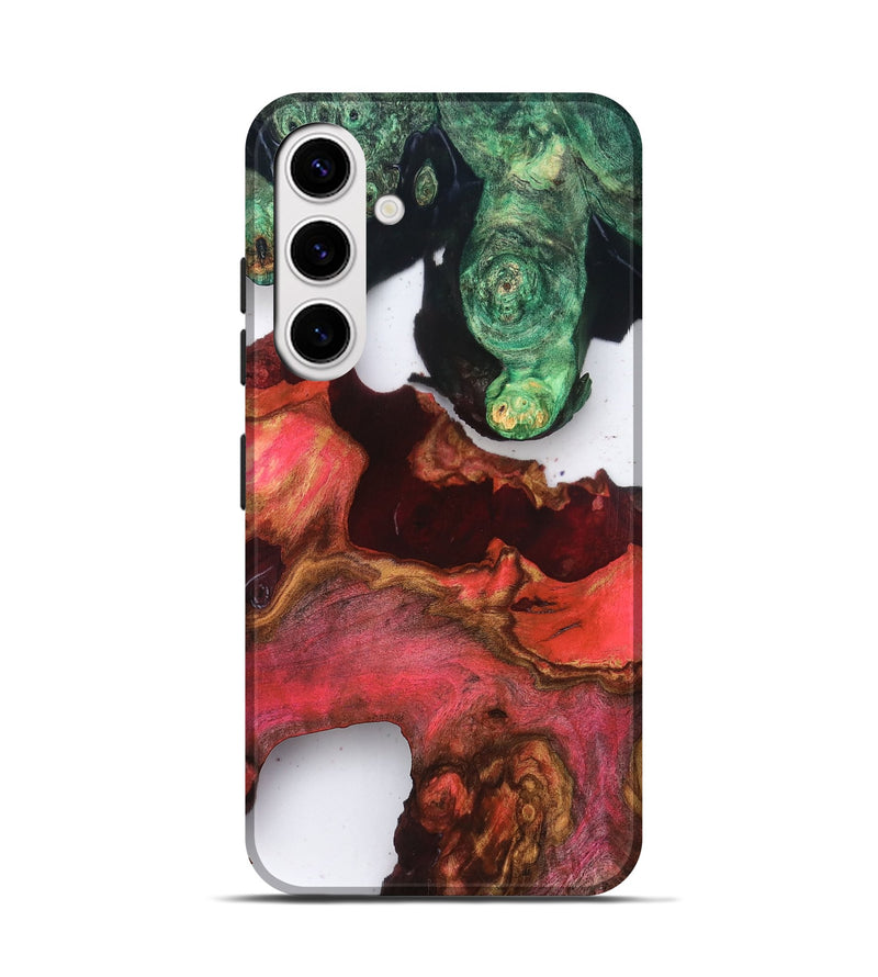 Galaxy S25 Wood Live Edge Phone Case - Rhys (Clear, 819238)
