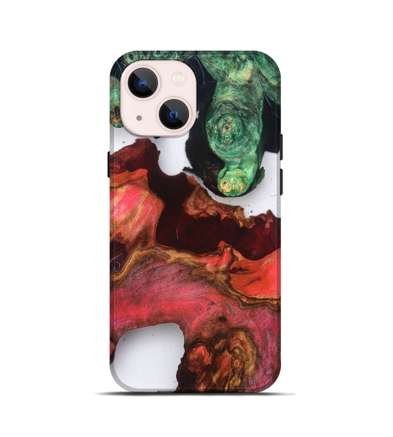 iPhone 13 mini Wood Live Edge Phone Case - Rhys (Clear, 819238)
