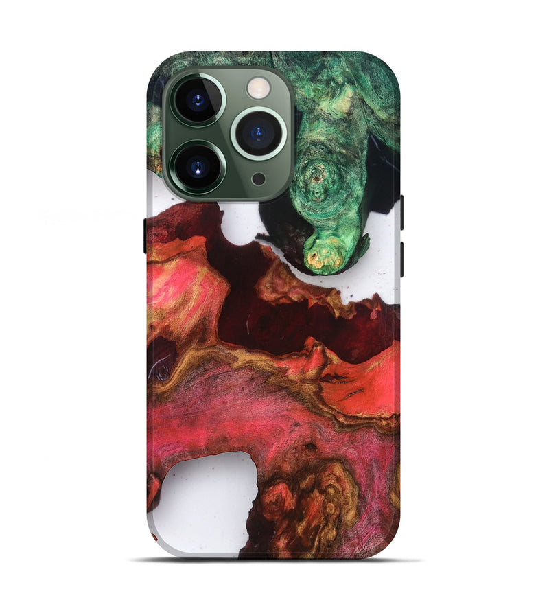 iPhone 13 Pro Wood Live Edge Phone Case - Rhys (Clear, 819238)