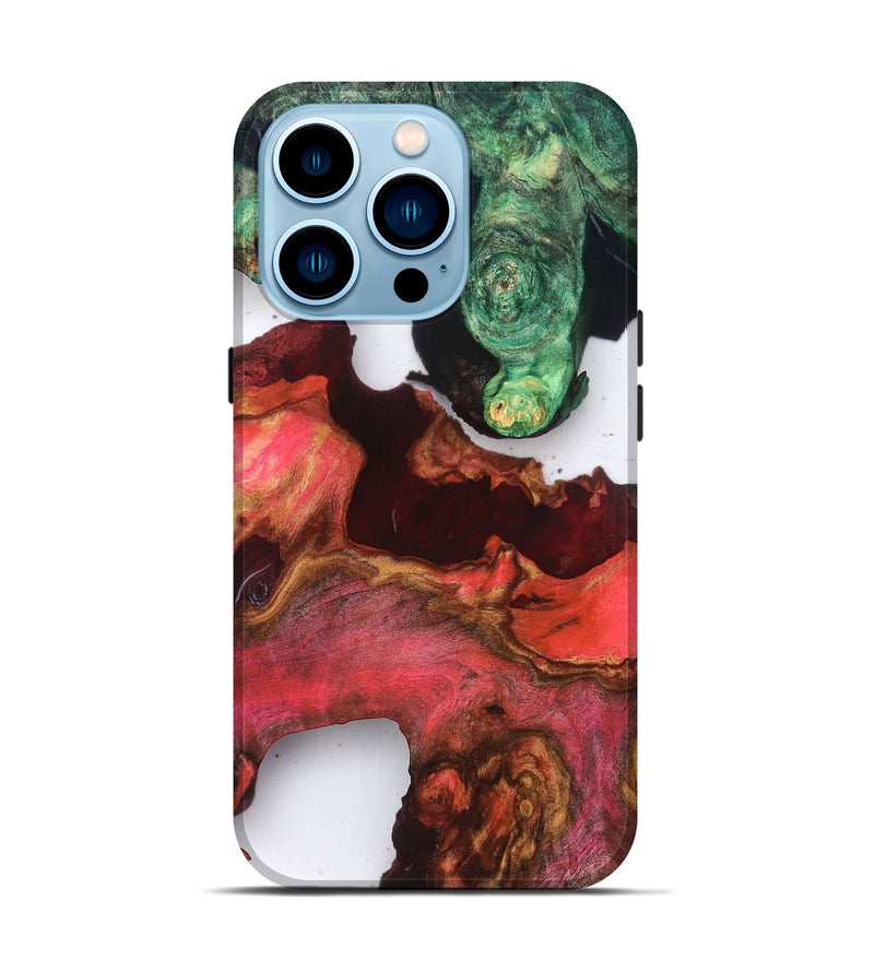 iPhone 14 Pro Wood Live Edge Phone Case - Rhys (Clear, 819238)