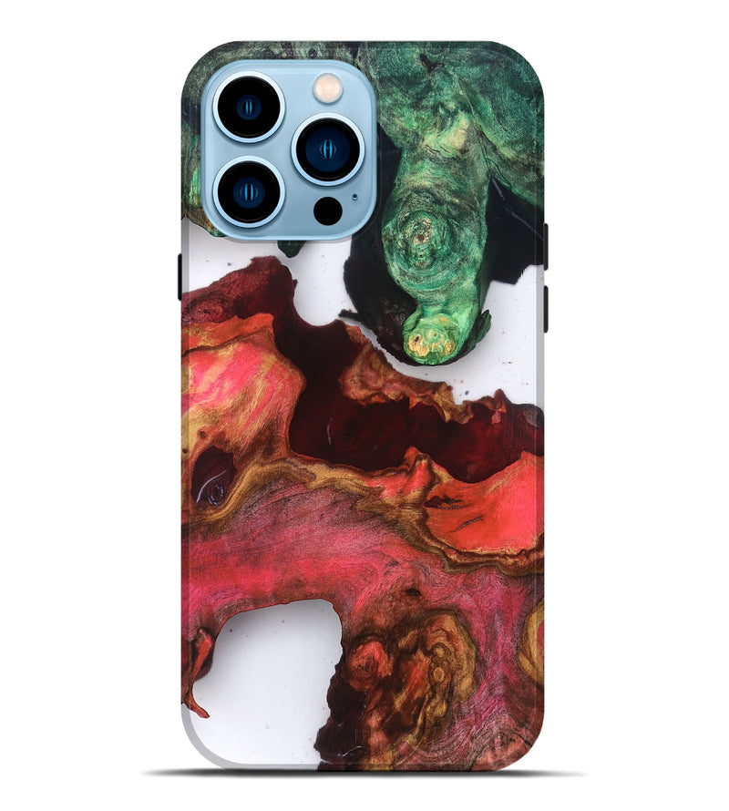 iPhone 14 Pro Max Wood Live Edge Phone Case - Rhys (Clear, 819238)