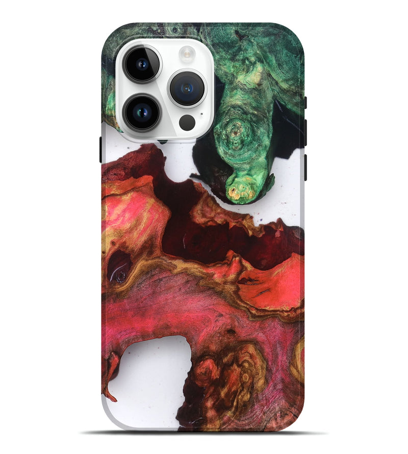 iPhone 15 Pro Max Wood Live Edge Phone Case - Rhys (Clear, 819238)