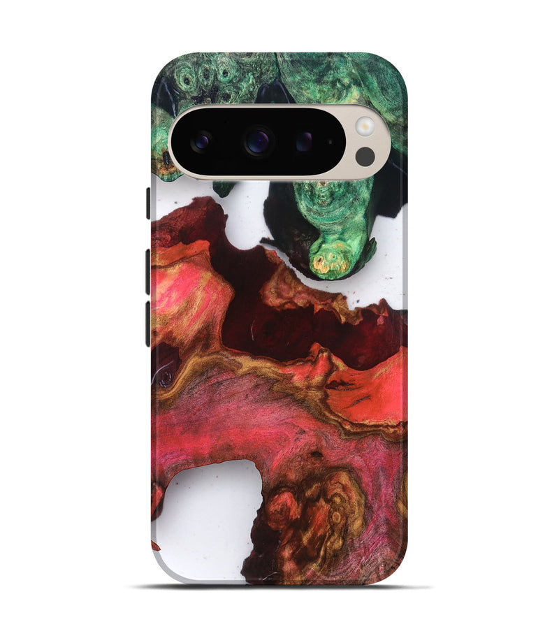 Pixel 9 Pro Wood Live Edge Phone Case - Rhys (Clear, 819238)
