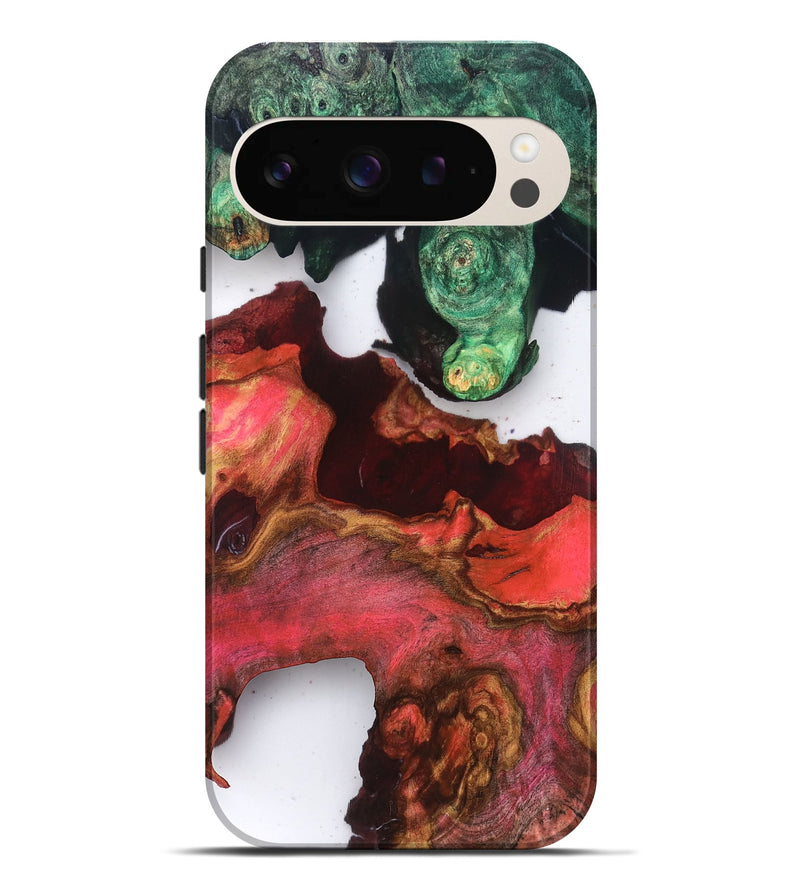 Pixel 9 Pro XL Wood Live Edge Phone Case - Rhys (Clear, 819238)