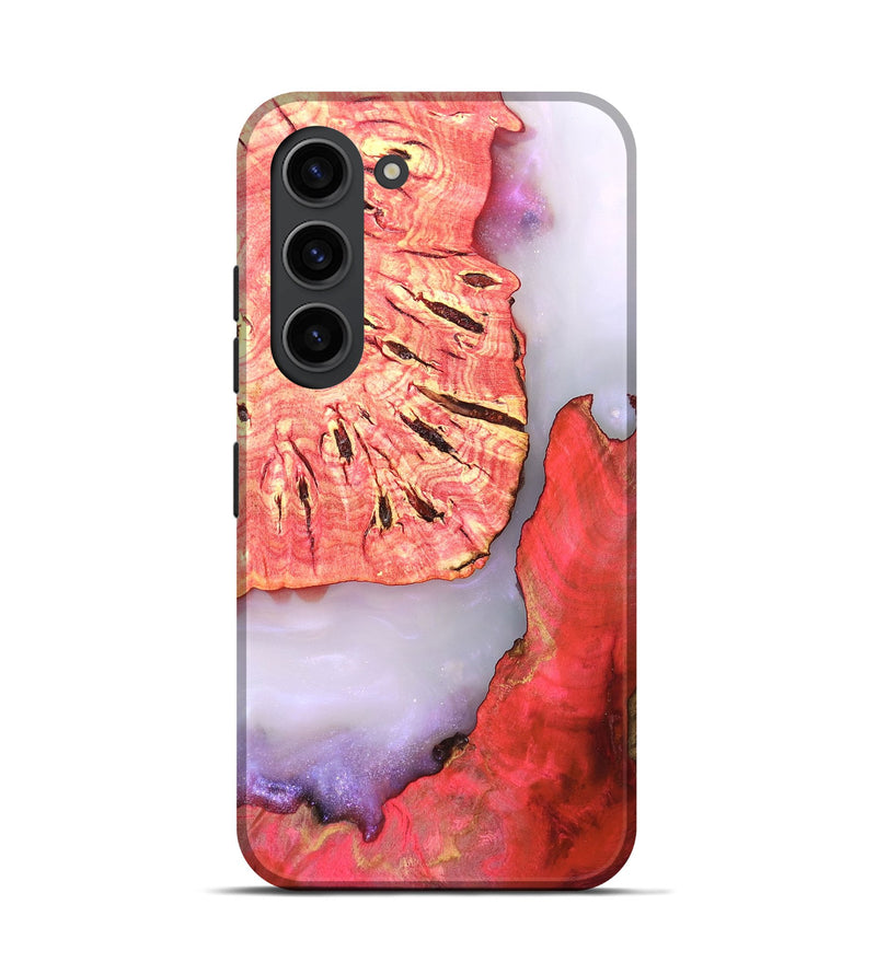 Galaxy S23 Wood Live Edge Phone Case - Taryn (Clear, 819240)