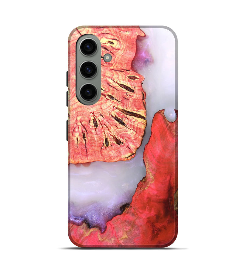 Galaxy S24 Wood Live Edge Phone Case - Taryn (Clear, 819240)
