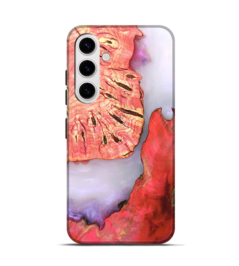 Galaxy S25 Wood Live Edge Phone Case - Taryn (Clear, 819240)