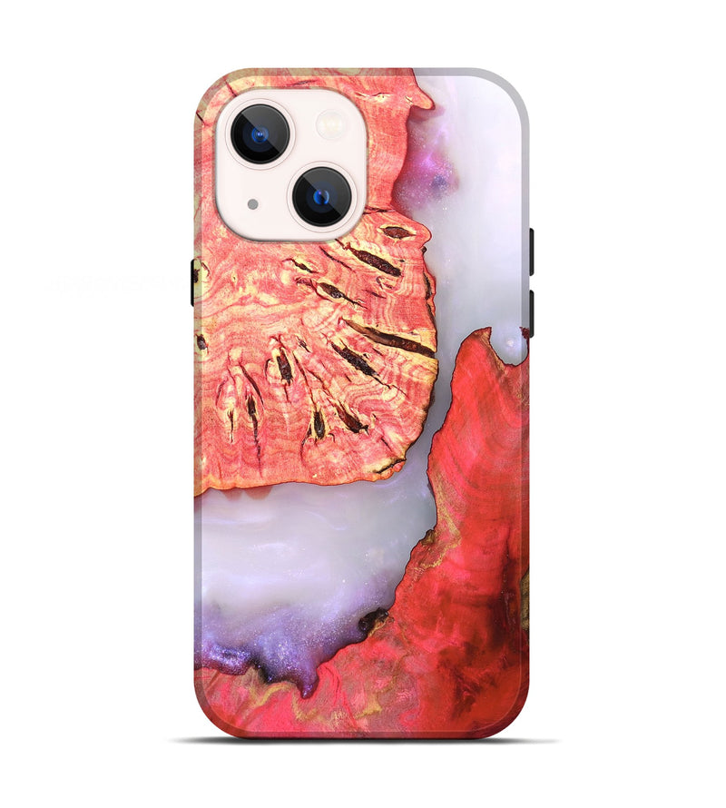 iPhone 13 Wood Live Edge Phone Case - Taryn (Clear, 819240)