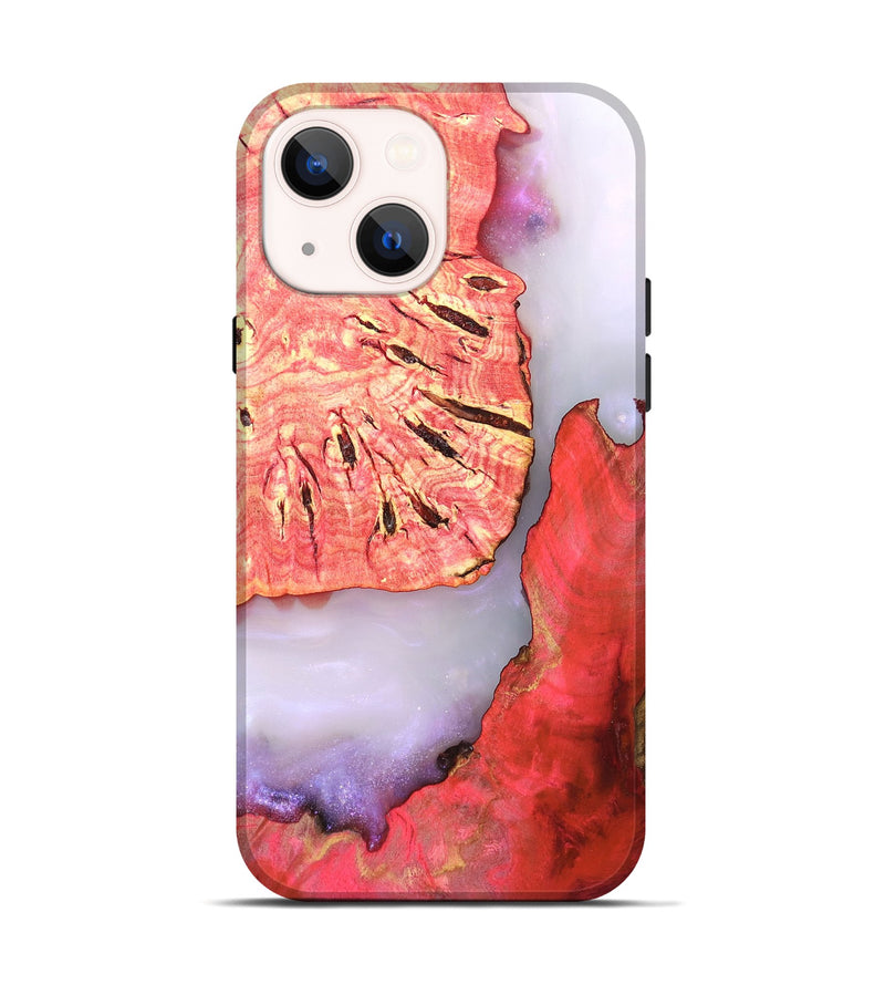 iPhone 14 Wood Live Edge Phone Case - Taryn (Clear, 819240)