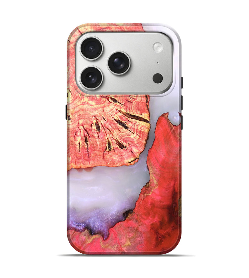 iPhone 17 Pro Wood Live Edge Phone Case - Taryn (Clear, 819240)