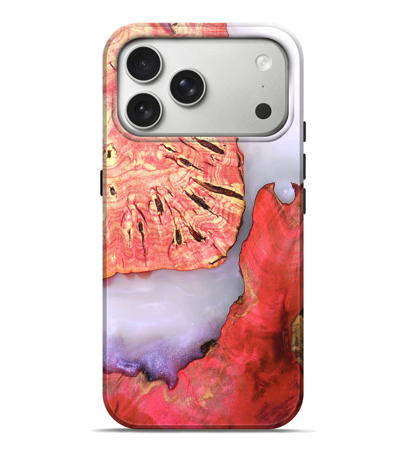 iPhone 17 Pro Max Wood Live Edge Phone Case - Taryn (Clear, 819240)
