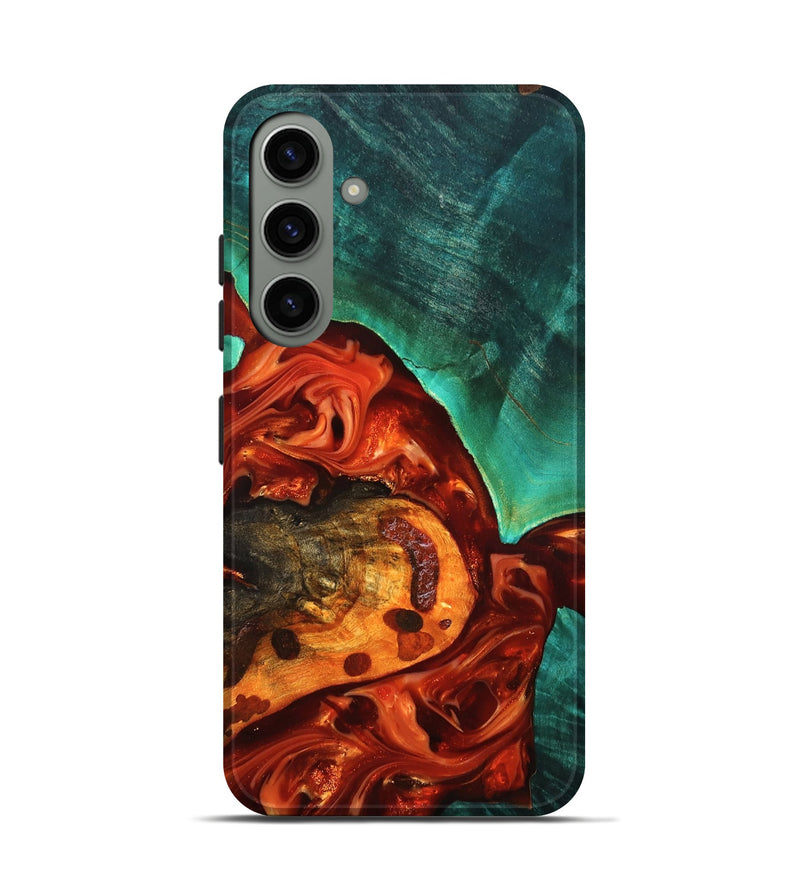 Galaxy S24 Wood Live Edge Phone Case - Jax (Red, 819241)