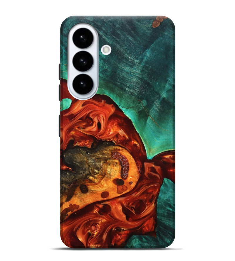 Galaxy S26 Plus Wood Live Edge Phone Case - Jax (Red, 819241)