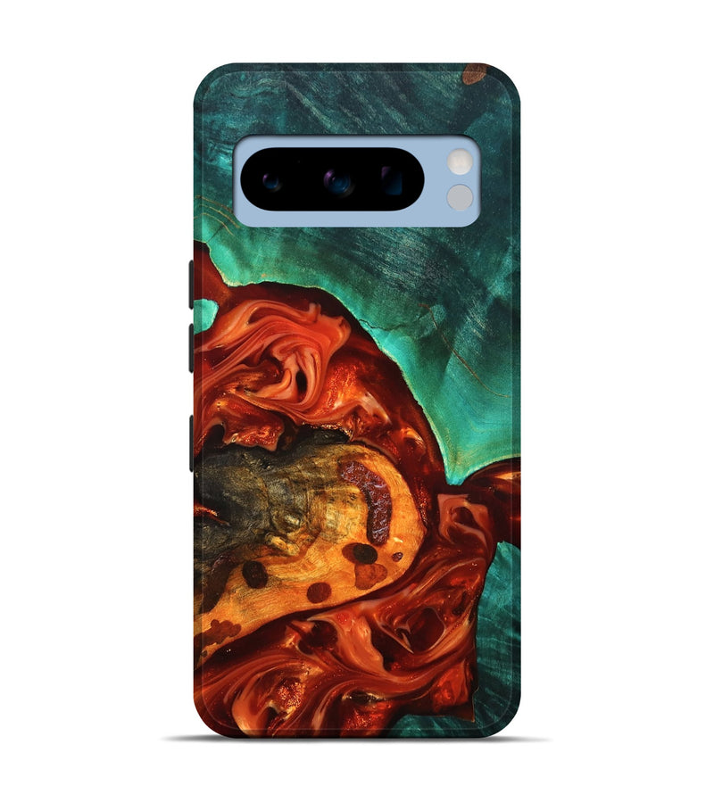 Pixel 8 Pro Wood Live Edge Phone Case - Jax (Red, 819241)