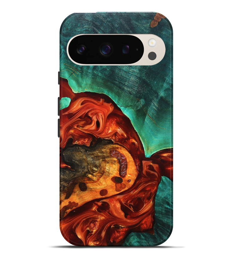 Pixel 9 Pro XL Wood Live Edge Phone Case - Jax (Red, 819241)