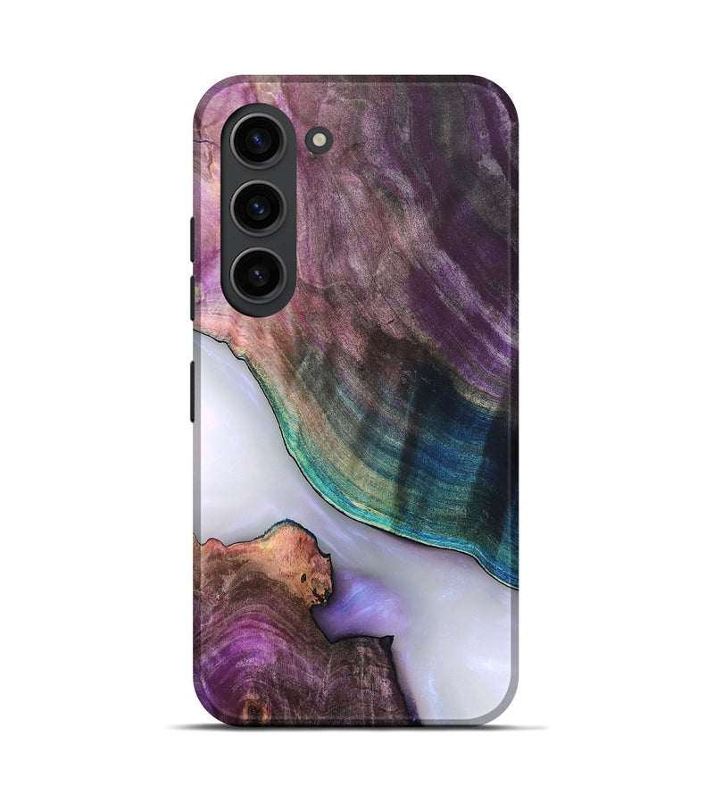 Galaxy S23 Wood Live Edge Phone Case - Jarod (Clear, 819242)