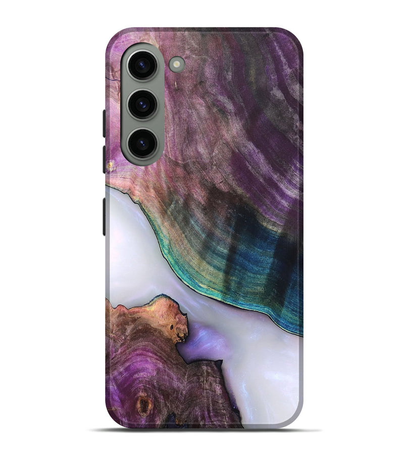 Galaxy S23 Plus Wood Live Edge Phone Case - Jarod (Clear, 819242)
