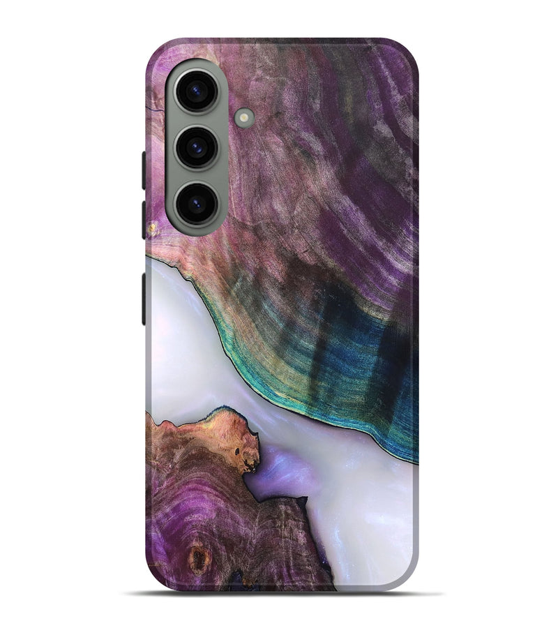 Galaxy S24 Plus Wood Live Edge Phone Case - Jarod (Clear, 819242)